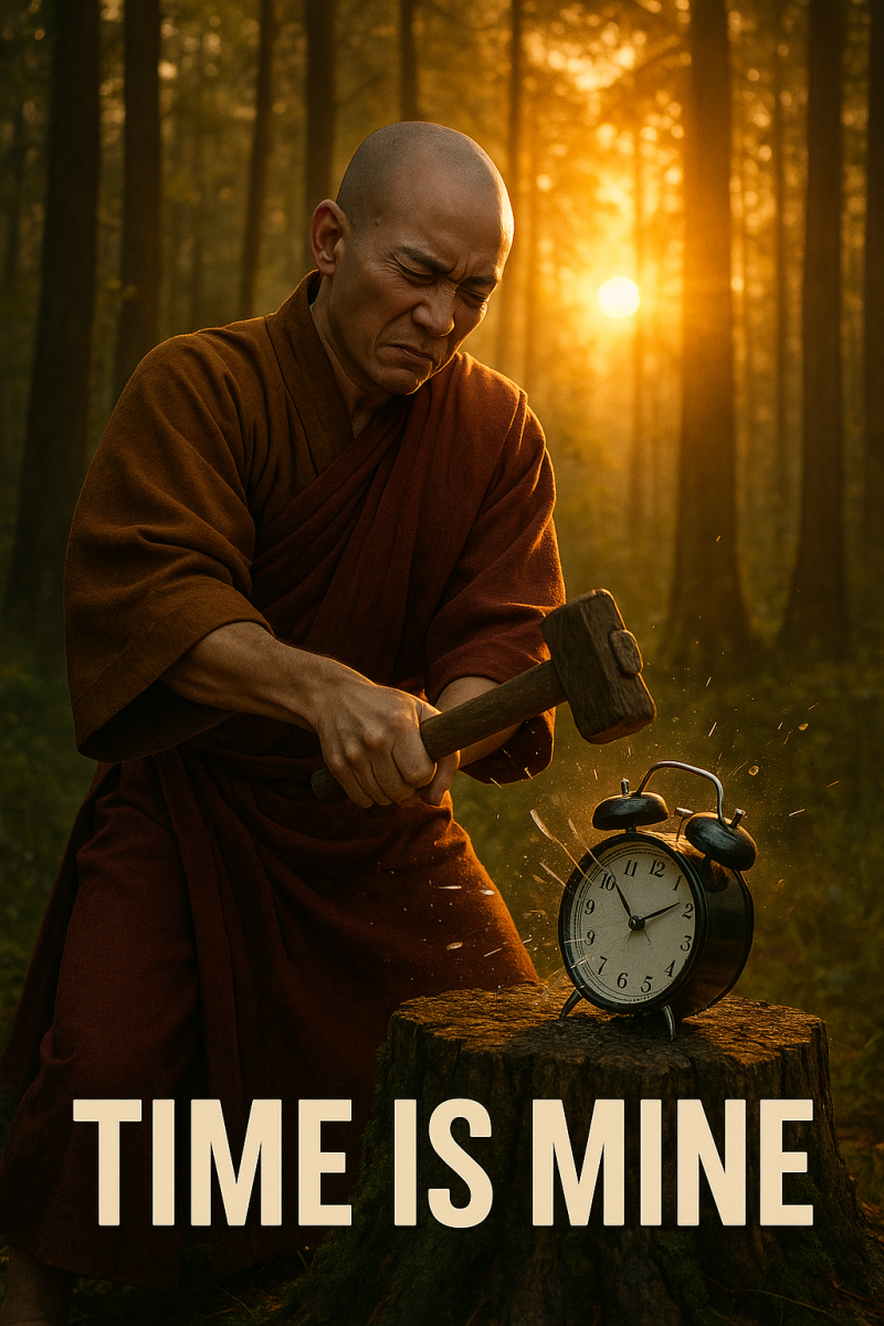 Monk Smashes Timepiece_