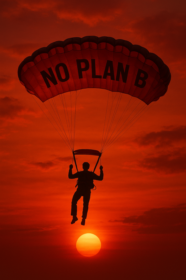 Skydiving No Plan B