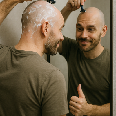 Shaving for New Beginnings_