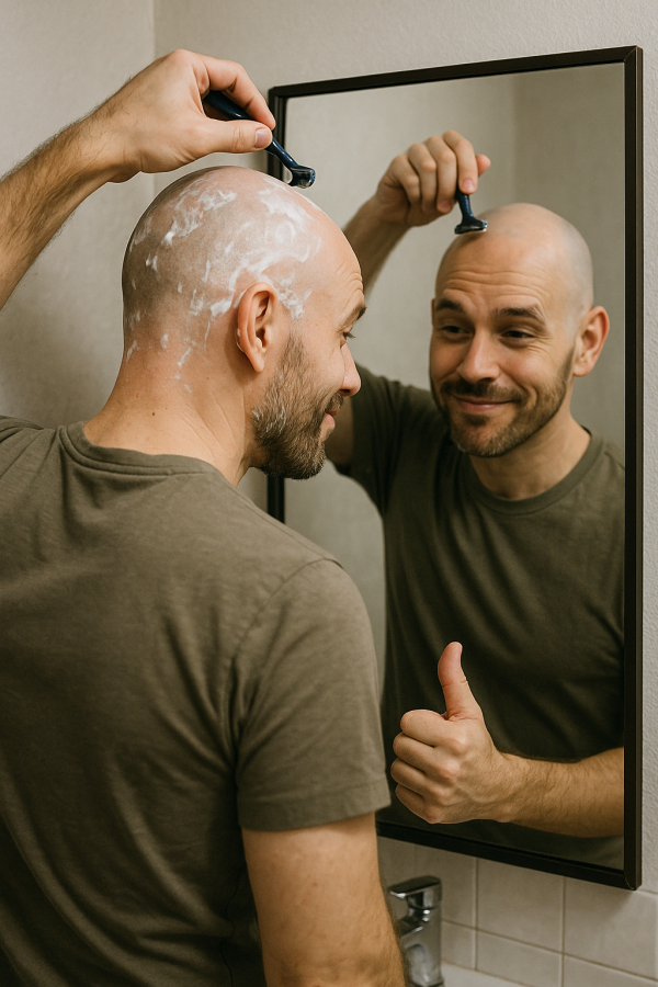 Shaving for New Beginnings_