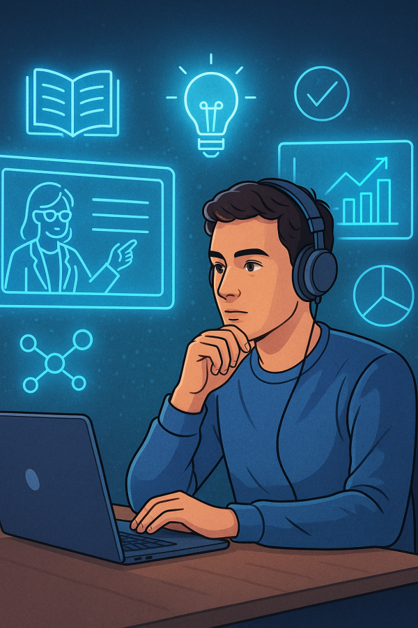 Holographic Learning Focus