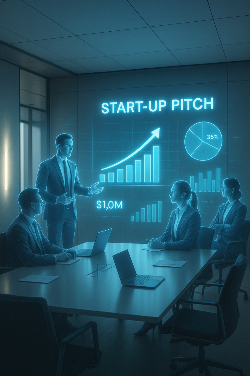 Futuristic Pitch Room
