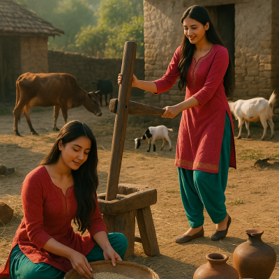 Traditional Nepali Hate Dhiki