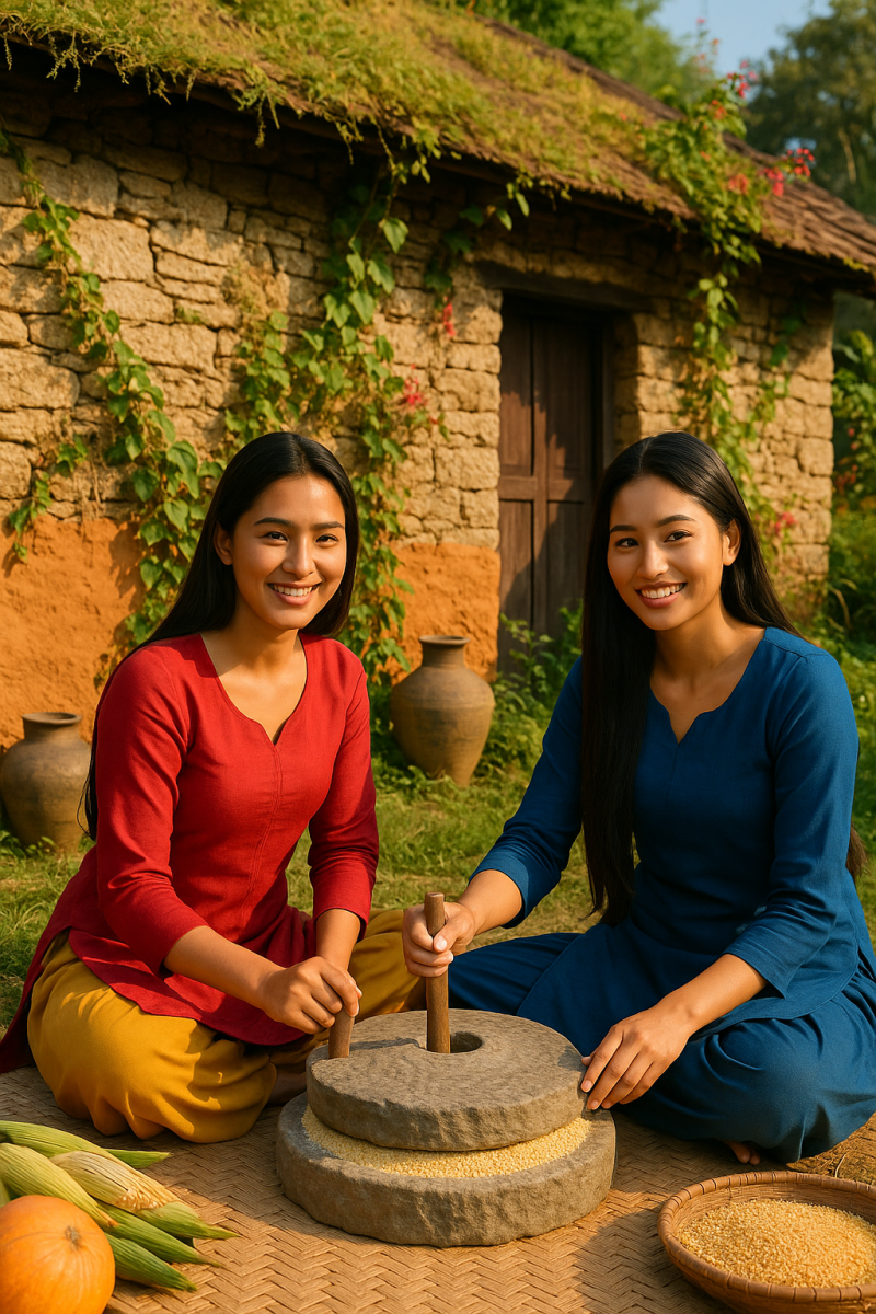 Nepali Village Harmony