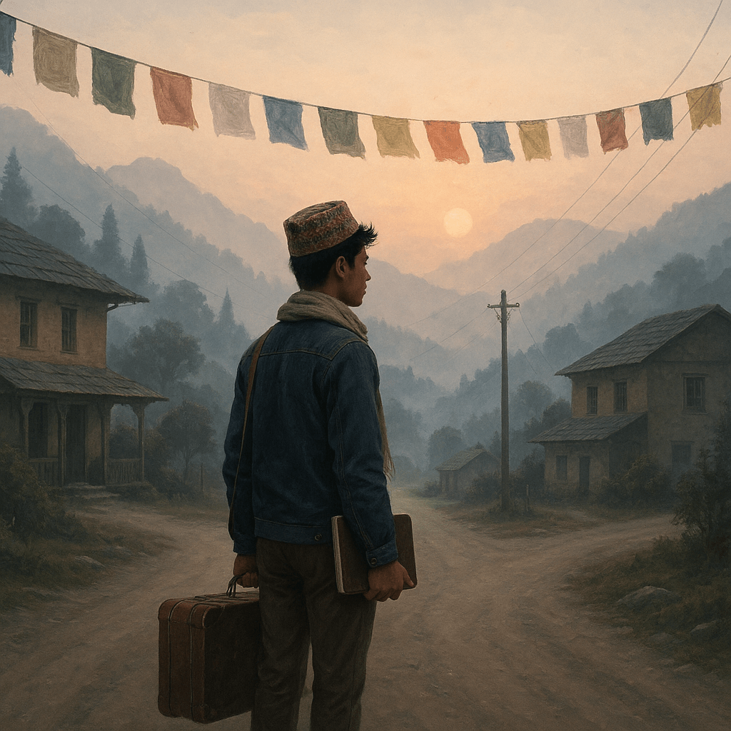 Journey At Himalayan Crossroads printable art for gallery wall