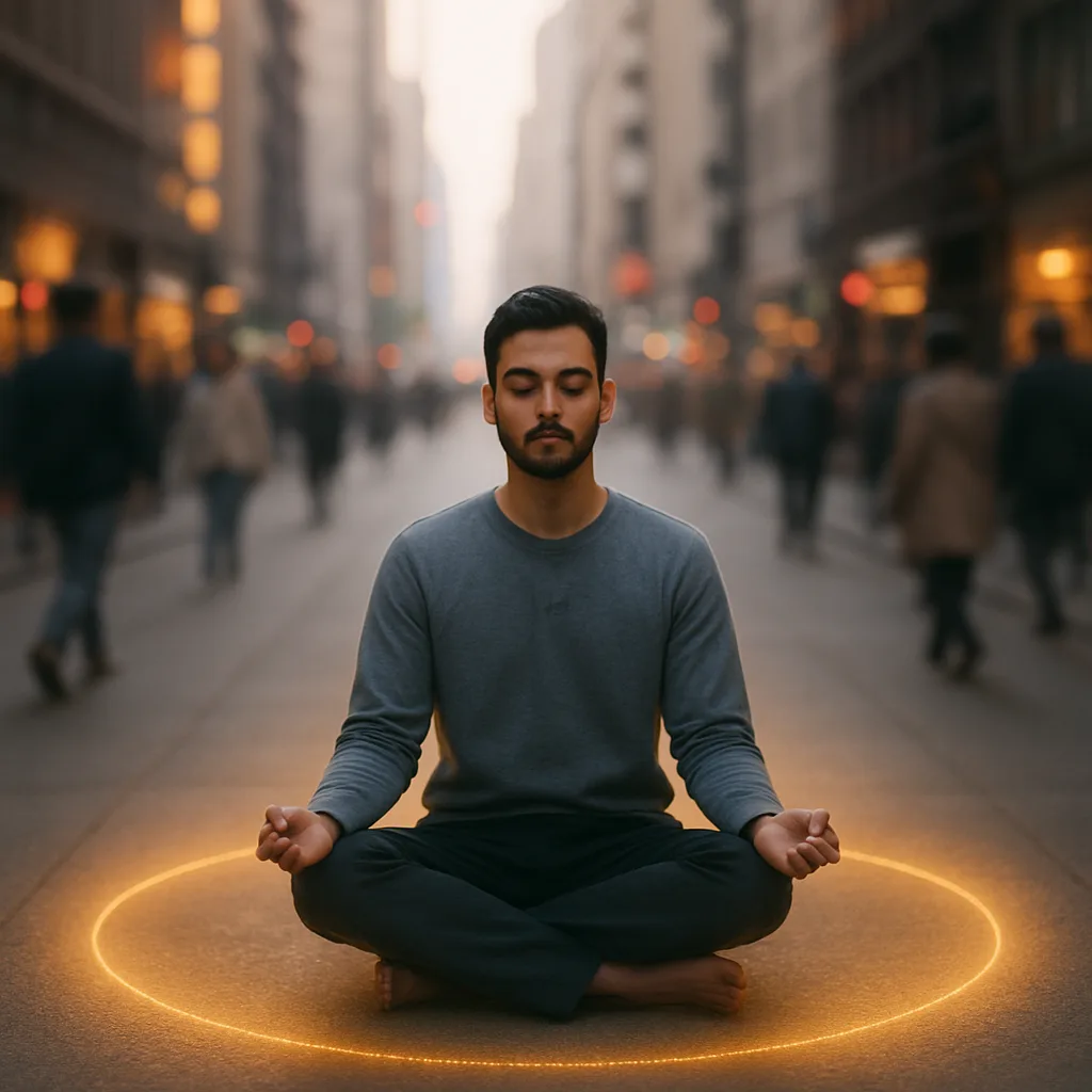 Urban Mindful Calmness canvas wall art for living room