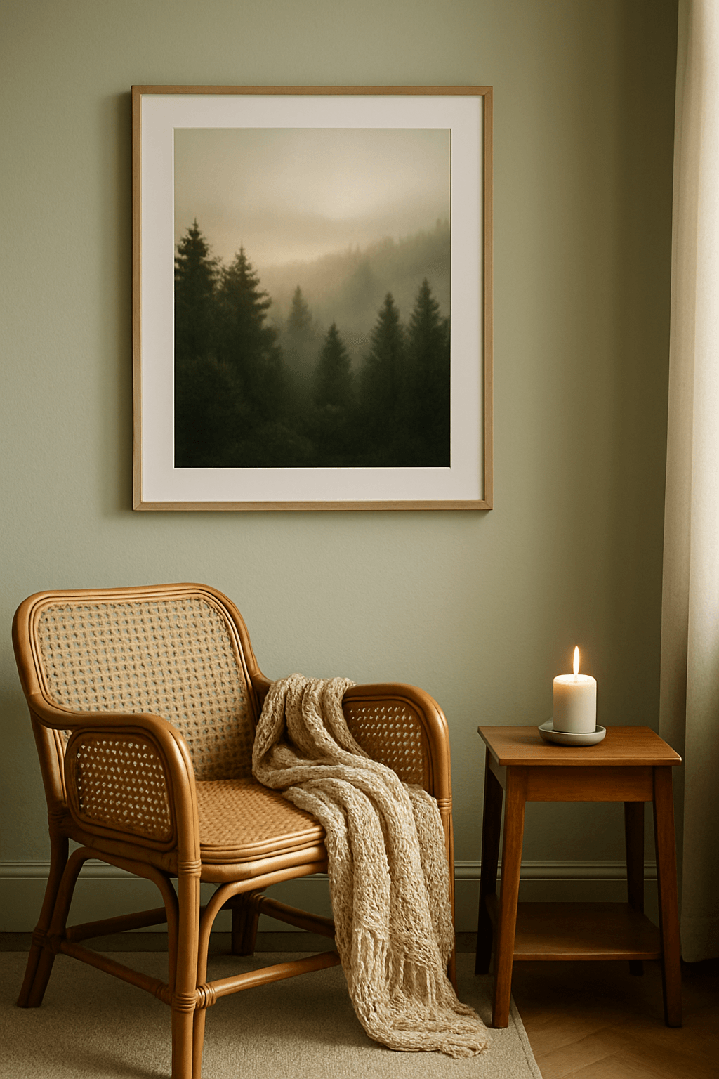 Peaceful Alcove Retreat Peaceful Alcove Retreat contemporary art piece for any space