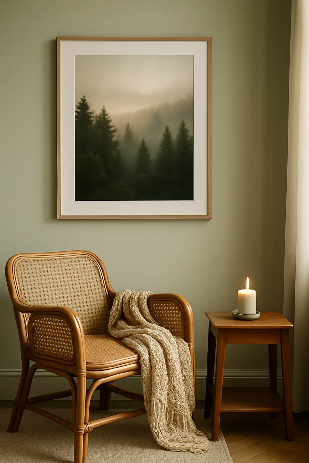 Peaceful Alcove Retreat contemporary art piece for any space