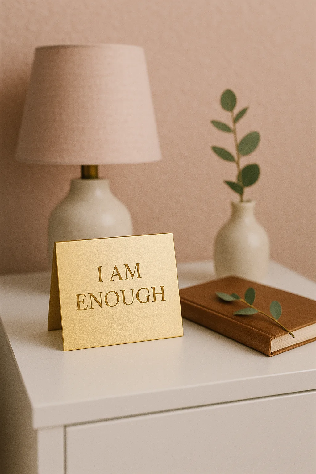 Inspirational Bedside Elegance canvas wall art for living room