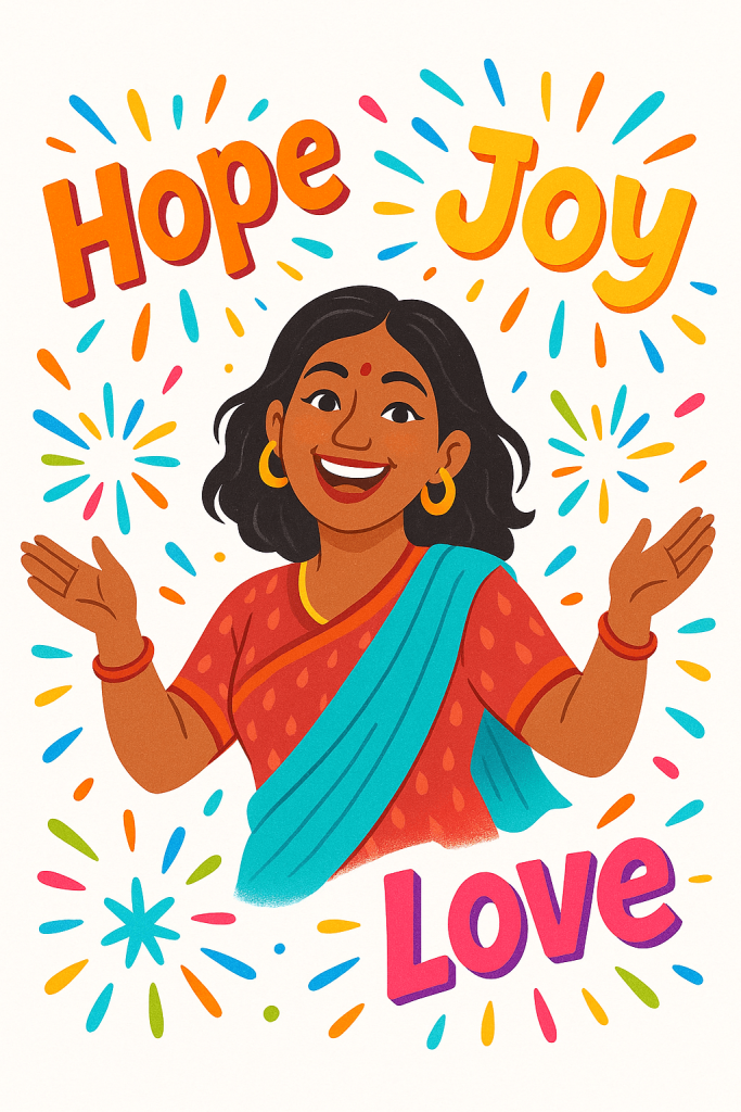 Radiant Positivity wall art print for home decor