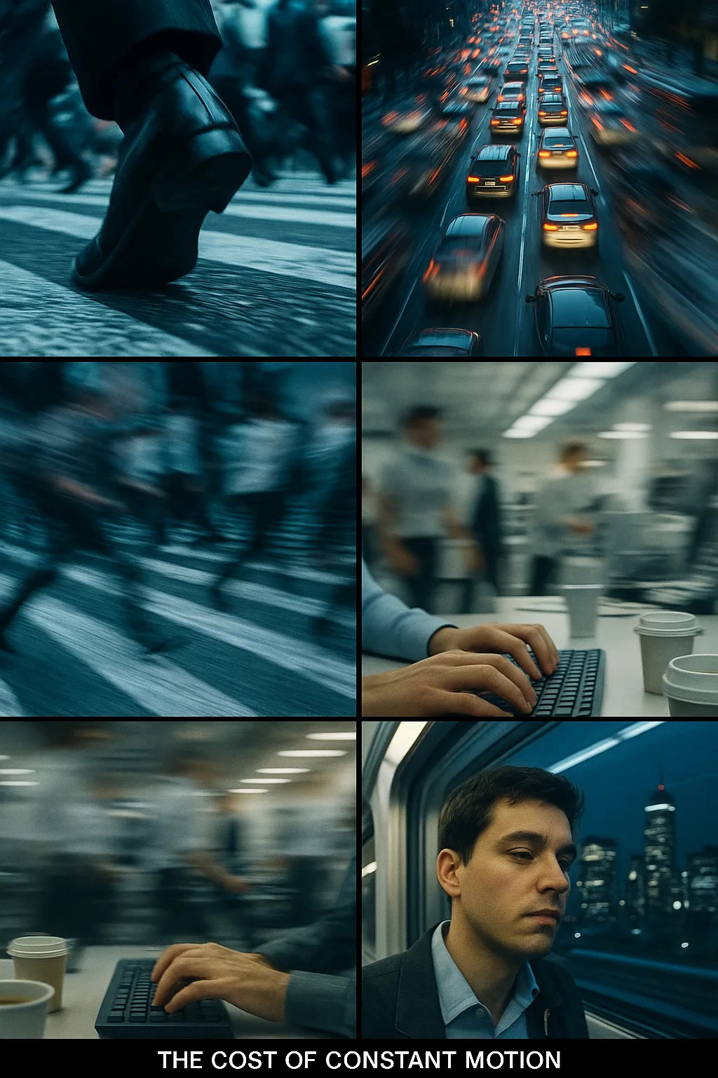 Urban Rush Hour canvas wall art for living room