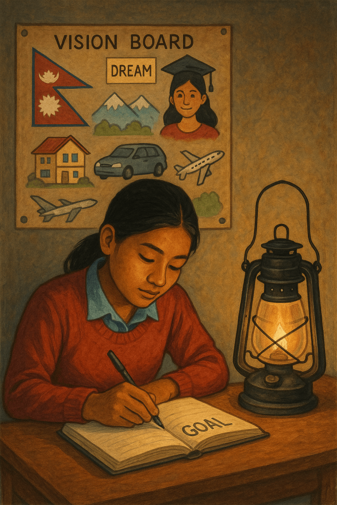 Dreams By Lantern Light fine art poster for office walls