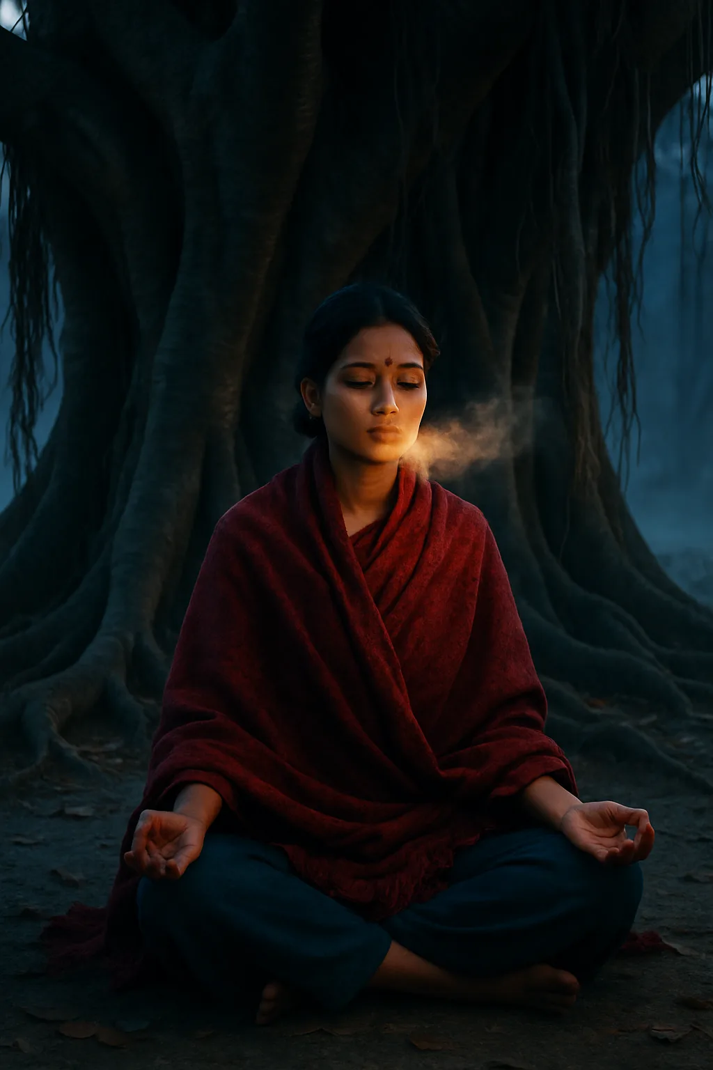 Serene Nepali Meditation high‑resolution printable wall decor