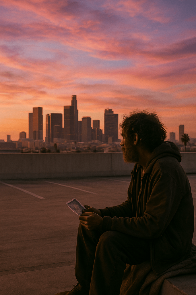 Cityscape Reflection high‑resolution printable wall decor