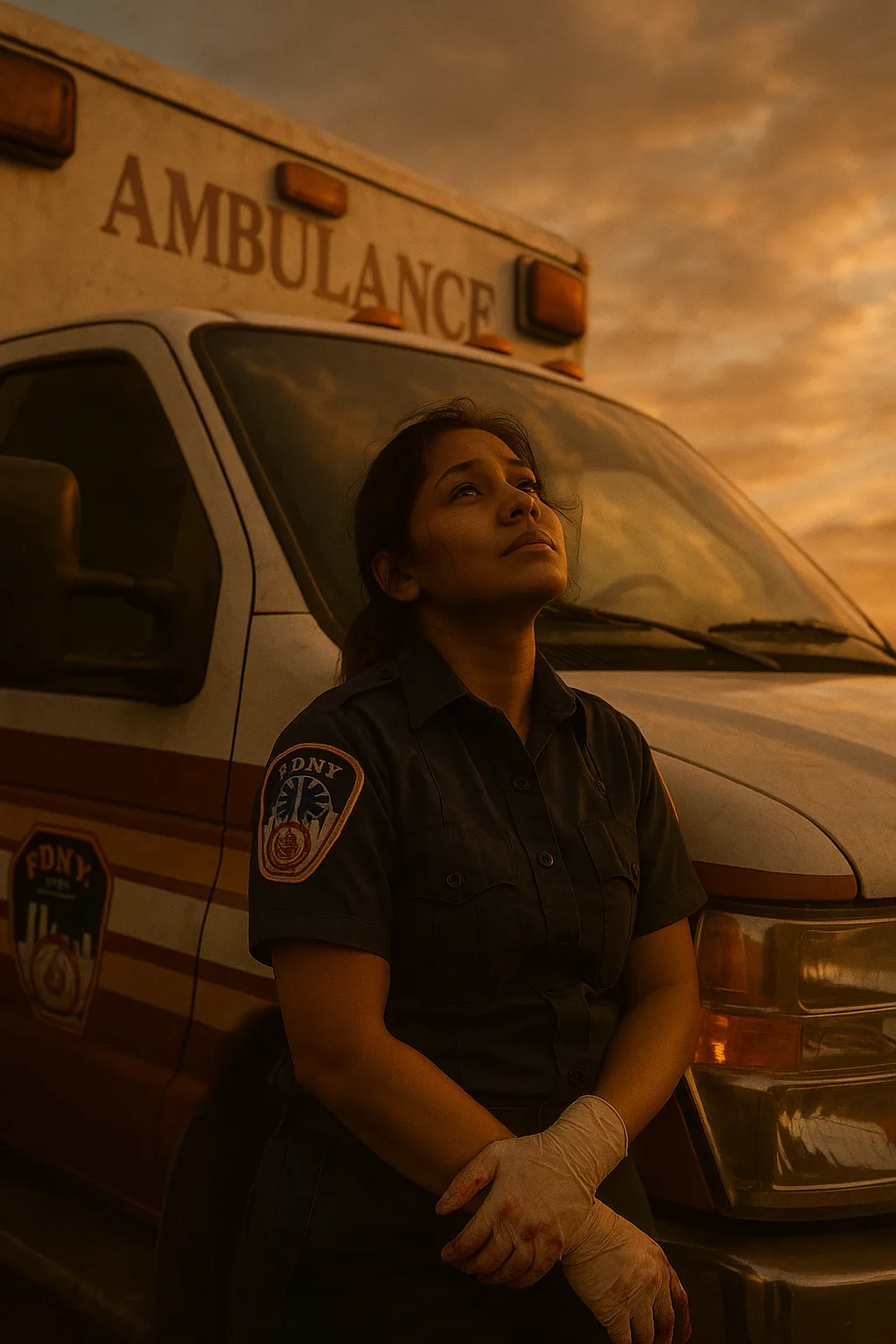 Paramedic's Moment Of Peace wall art print for home decor