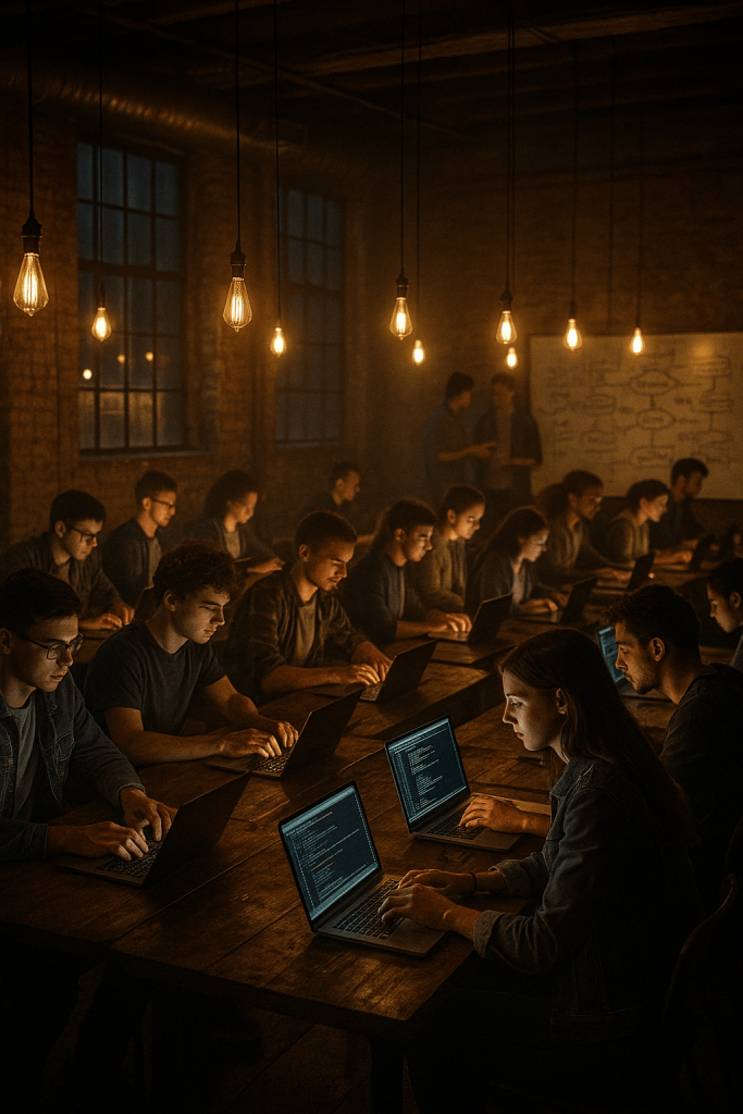 Tech Bootcamp Buzz wall art print for home decor