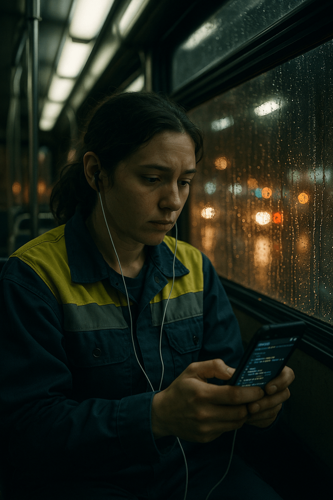 Coding On The Bus digital artwork for bedroom or office