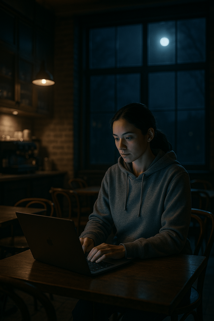 Moonlit Learning Session canvas wall art for living room