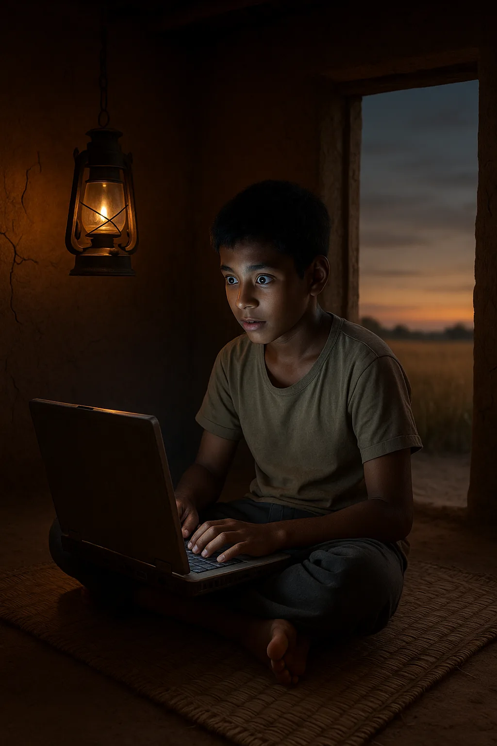 Digital Discovery Moment fine art poster for office walls