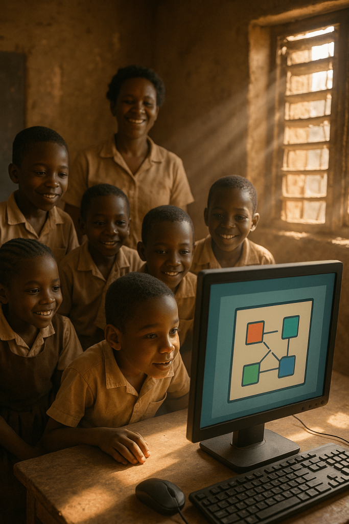 Discovery At School canvas wall art for living room