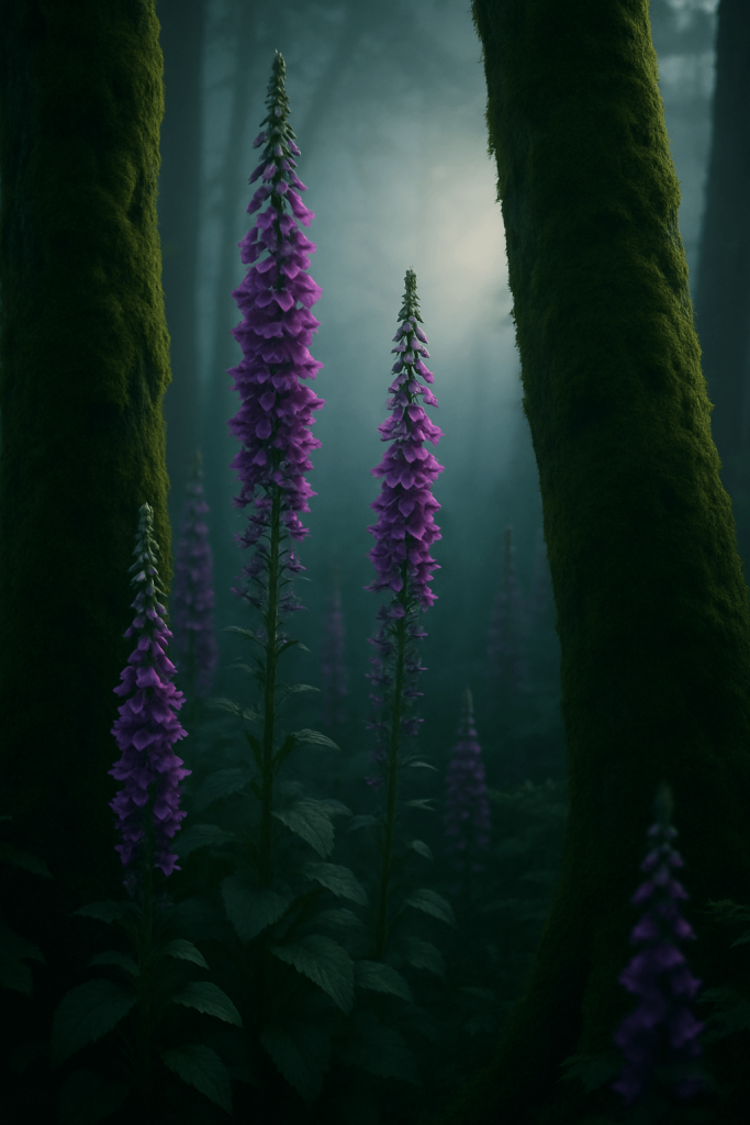 Enchanted Forest Blooms canvas wall art for living room