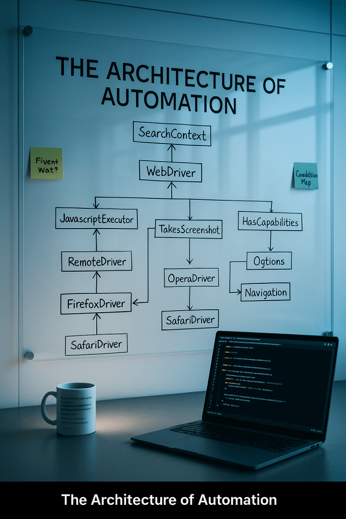 Selenium Webdriver Blueprint wall art print for home decor