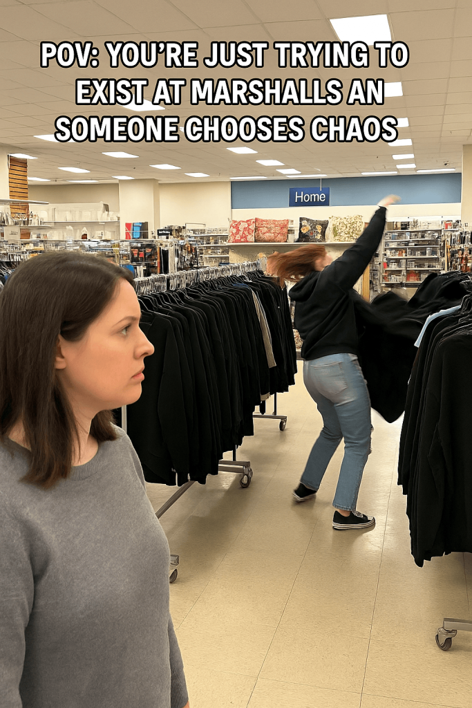 Retail Chaos Encounter digital artwork for bedroom or office