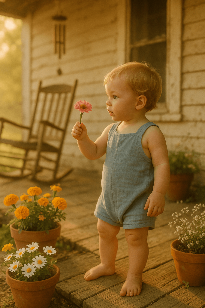 Innocence In Bloom digital artwork for bedroom or office