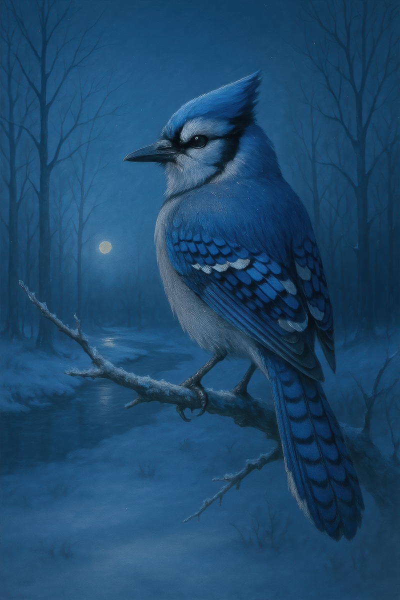 Twilight Blue Jay