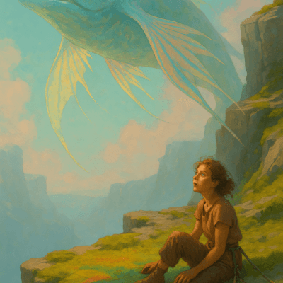 Transparent Winged Beast (4k)