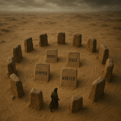 Seasonal Stone Circle highโresolution printable wall decor