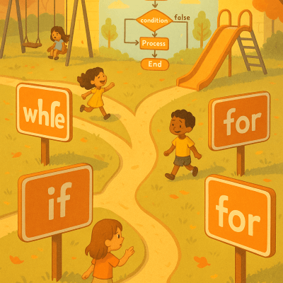 Control Flow Playground fine art poster for office walls