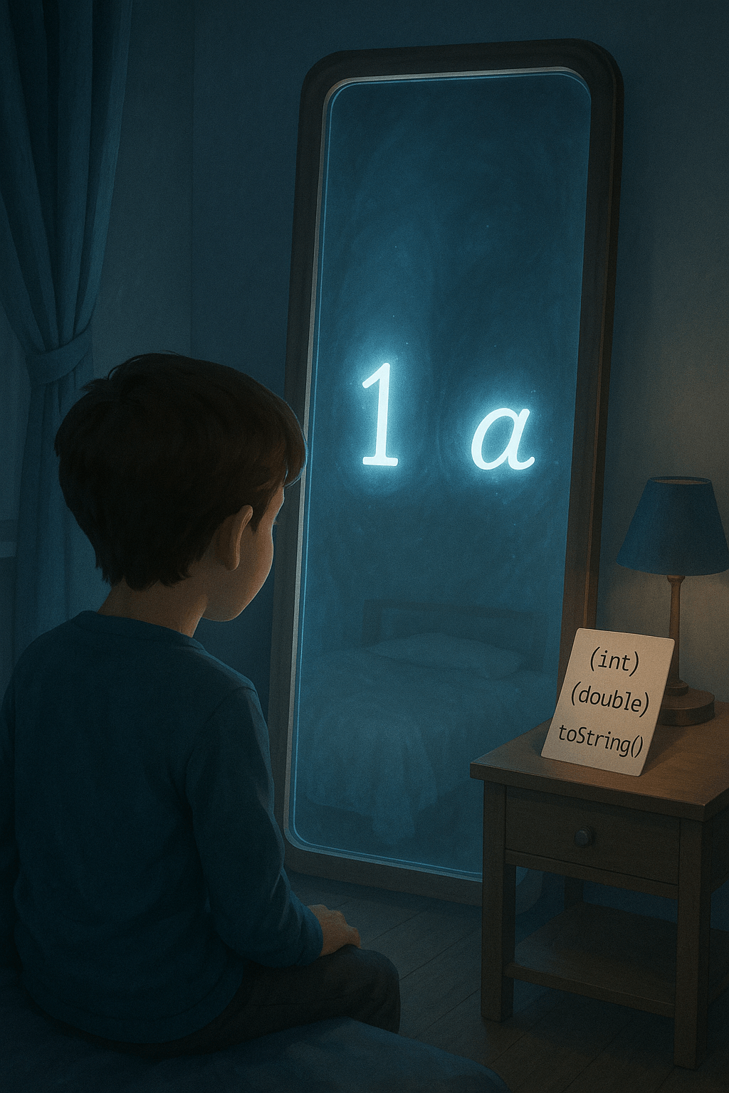 Magical Type Casting Mirror printable art for gallery wall