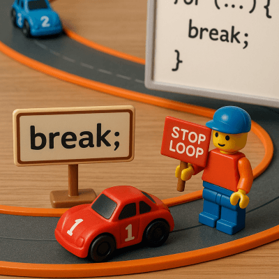 Toy Race Break printable art for gallery wall