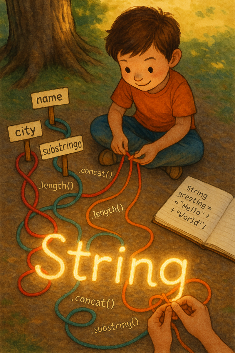 Weaving Glowing String