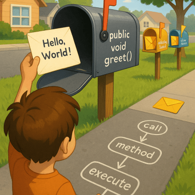 Code Mailbox Adventure fine art poster for office walls