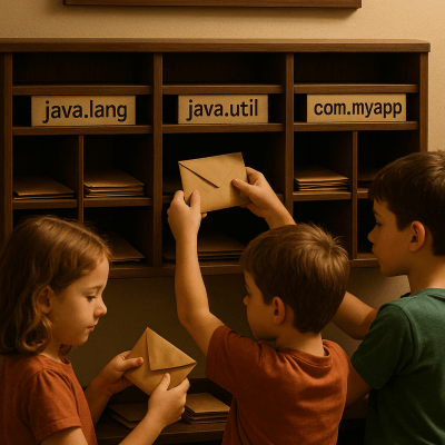 Organized Mailroom Sorting canvas wall art for living room