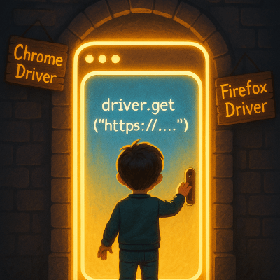 Magical Browser Portal fine art poster for office walls