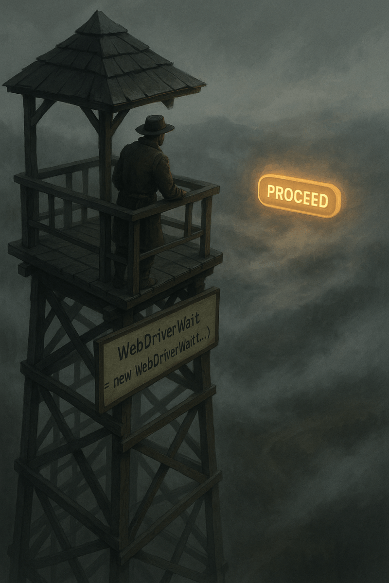 Watchtower Awaiting Signal