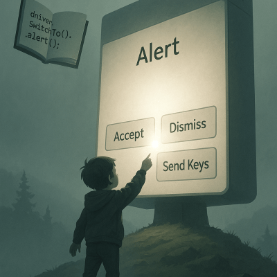 Child Interacts With Alert modern art print for studio or study