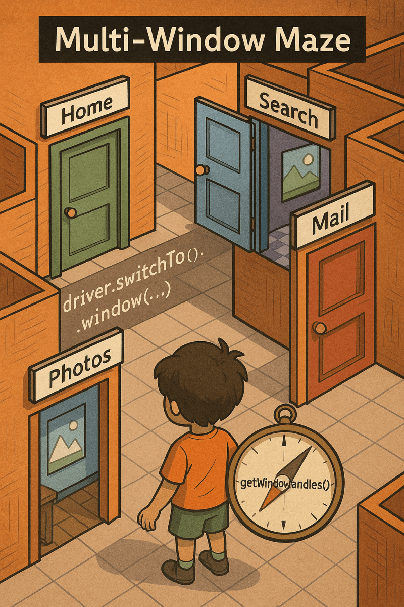 Browser Tab Labyrinth