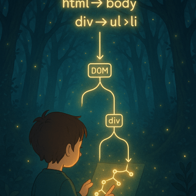 Dom Traversal Forest printable art for gallery wall