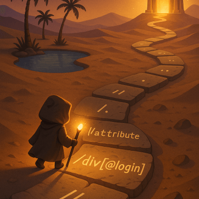 Magical Xpath Stone Path wall art print for home decor