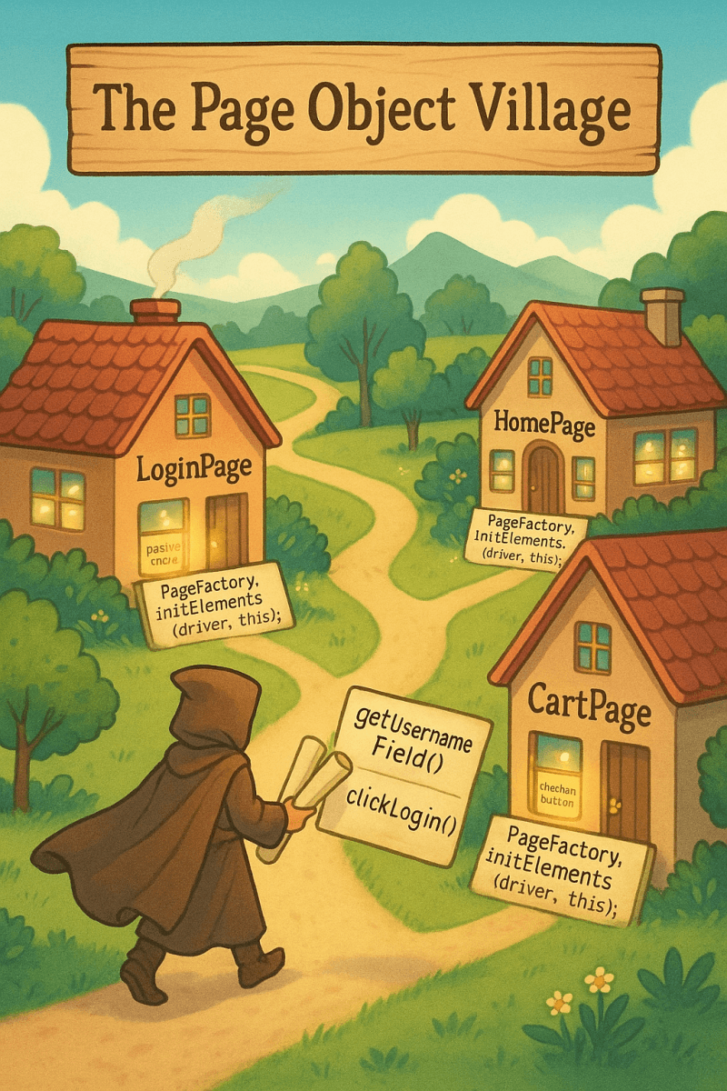 Page Object Village