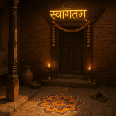 स्वागत द्वार का सौंदर्य printable art for gallery wall