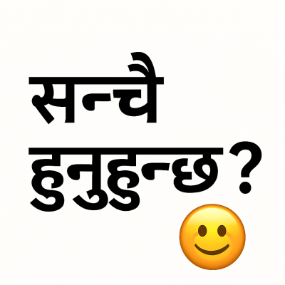 सन्चै हुनुहुन्छ digital artwork for bedroom or office