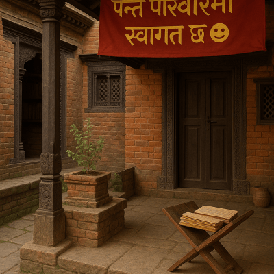 पन्त परिवारको सम्मान wall art print for home decor