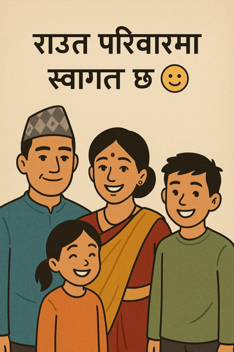 राउत परिवार स्वागत