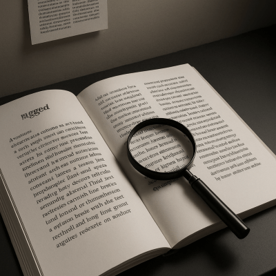 Editorial Layout Elegance contemporary art piece for any space