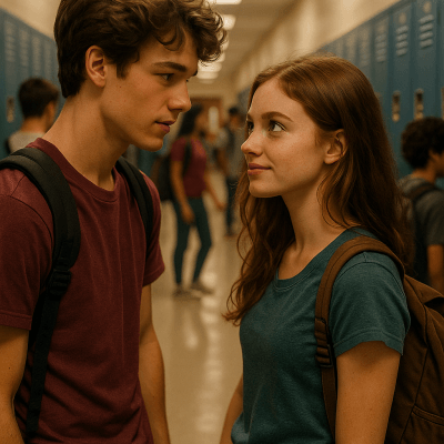 High School Sparks digital artwork for bedroom or office